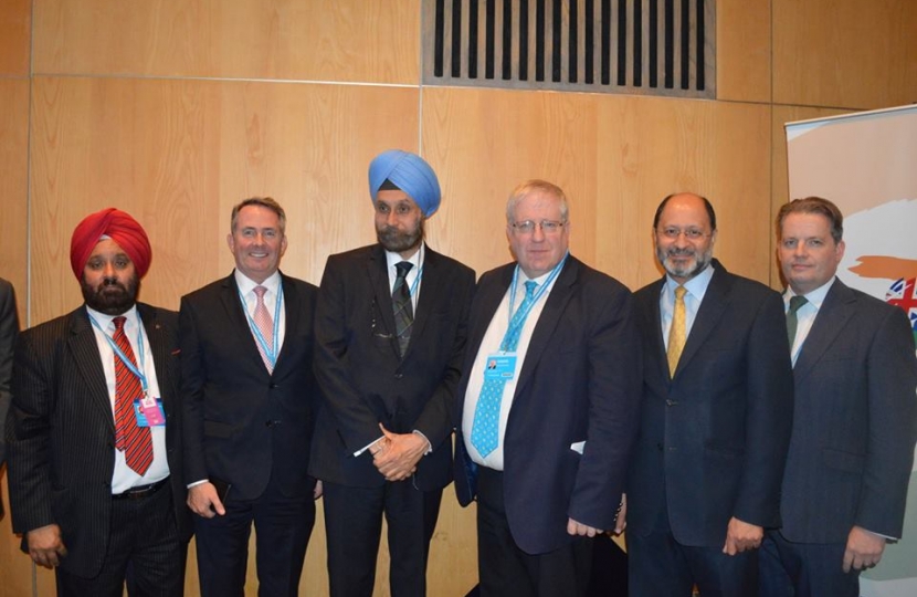 Liam Fox, Patrick McLoughlin and CF India