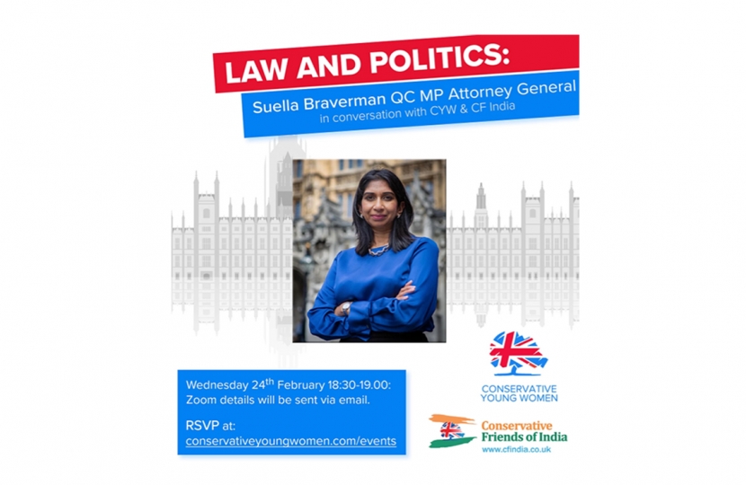 The Rt Hon. Suella Braverman QC MP 