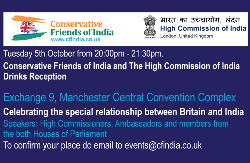 CF India Joint Conference Reception with the Indian High Commission