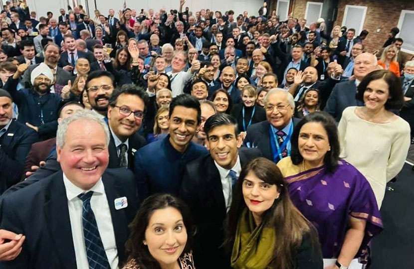 Guests at the Conservative Friends of India Reception