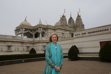 Theresa May at Neasden Temple March 2013